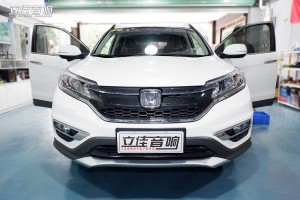 本田CR-V升級(jí)中道隔音漳州立佳汽車音響