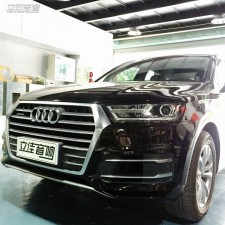 奧迪Q7升級德國RS音符大能四門隔音漳州立佳汽車音響