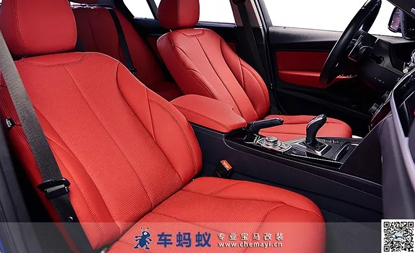 寶馬3系F35改裝辣椒紅真皮內(nèi)飾風(fēng)格-車螞蟻汽車改裝俱樂部