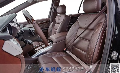 奔馳R350整車豪改極致奢侈的真皮內(nèi)飾風(fēng)格-車螞蟻改裝俱樂部