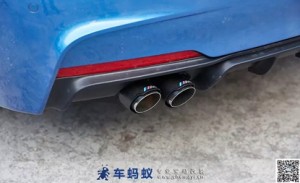寶馬3系改裝，寶馬3系F35改裝閥門聲浪四出排氣帶M字標