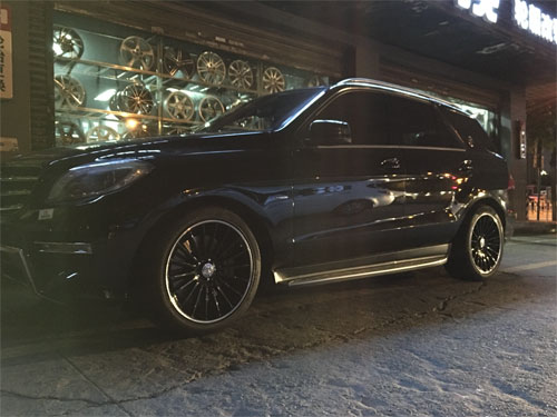 奔馳ML350輪轂輪胎改裝升級