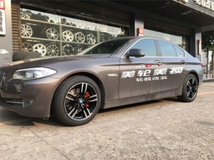 寶馬528I輪轂輪胎改裝升級(jí)