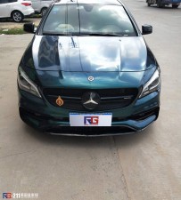 奔馳cls260貼膜改色皇家綠 英國(guó)RG車身改色招商加盟