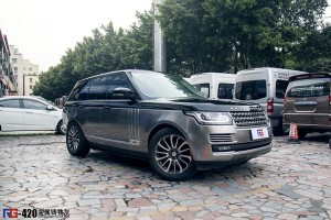 路虎攬勝貼膜改色金屬鑄鐵灰 英國RG瑞集改色膜品牌