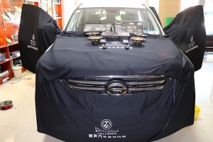 西寧汽車隔音降噪哪家好？西寧麗聲傳祺GS7音響改裝好萊塢