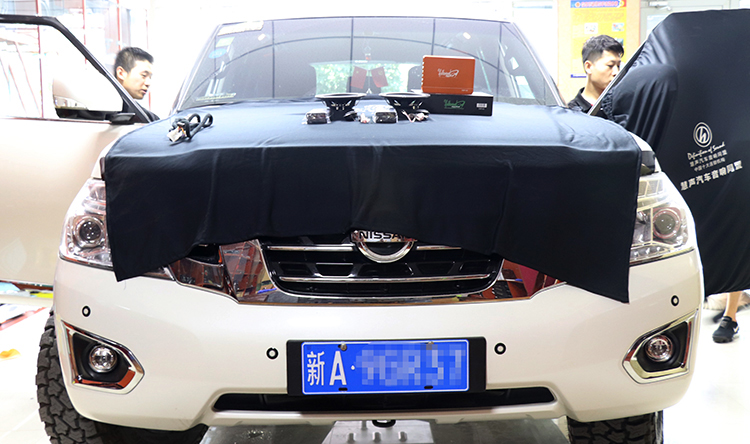 來自車友會(huì)的日產(chǎn)途樂汽車音響改裝黃金聲學(xué)【烏魯木齊慧聲出品】