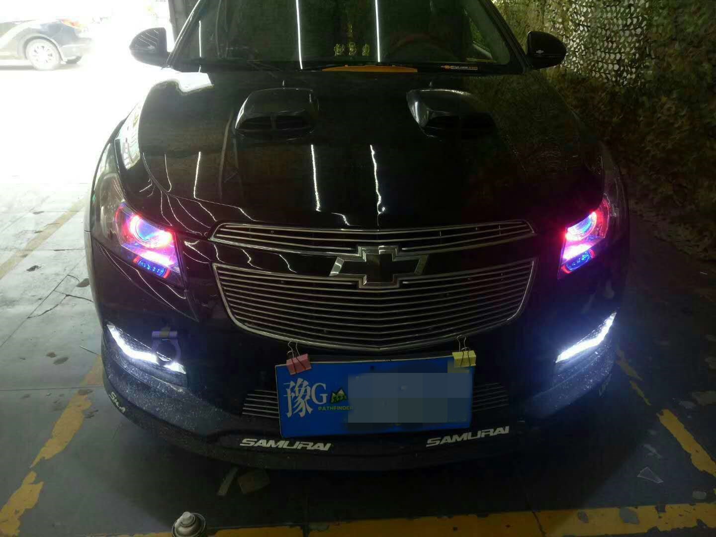 科魯茲改裝雙光透鏡新鄉(xiāng)探路者改燈加裝惡魔眼