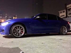寶馬，換 橫濱 19寸 ? 馬牌胎 完工。