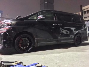 黑武士 埃爾法，換 私人定制鍛造 20寸 完工
