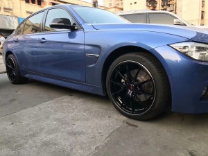 寶馬，換18寸 RAYS G25 完工！