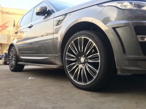 路虎，換 原裝 22寸 ? 馬牌 LX 完工！