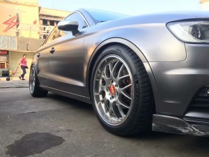 奧迪，換 日本 BBS RS-GT 完工！