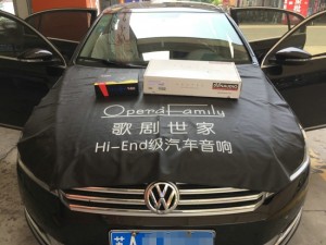 常州至上音樂大眾邁騰汽車音響改裝升級(jí)丹拿236喇叭