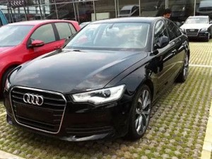 汽車音響改裝！重慶久聲汽車音響改裝——奧迪A6做隔音降噪處理