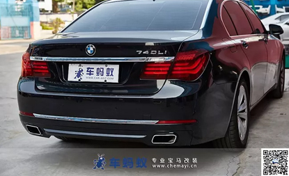 （F02）寶馬7系730改裝升級740排氣管-車螞蟻汽車改裝俱樂部