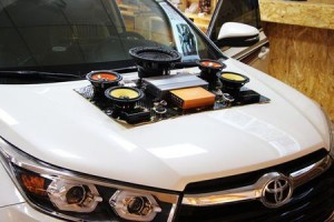 臺州汽車音響改裝哪里好？臺州慧聲漢蘭達汽車音響改裝黃金聲學，好萊塢