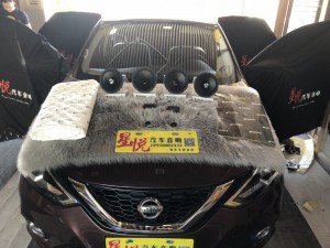 汕頭星悅汽車音響日產(chǎn)軒逸改裝意大利赫茲DSK系列入門級套餐1999元