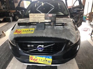 汕頭星悅汽車音響改裝沃爾沃XC60二次升級德國喜力仕DSP PRO音頻處理器德國巴仕布萊克斯電容濃郁鮮活音樂味