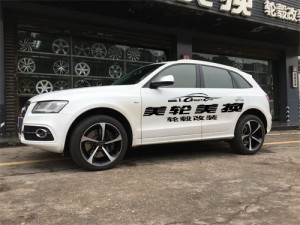 奧迪Q5輪轂輪胎改裝升級