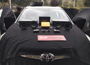 豐田漢蘭達(dá)音響改裝黃金聲學(xué)，西寧汽車音響改裝店出品