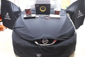 西寧汽車音響改裝，與車通行，有樂為伴 有音樂不孤單！日產(chǎn)騏達汽車音響升級德國德高ST650.2兩分頻喇叭