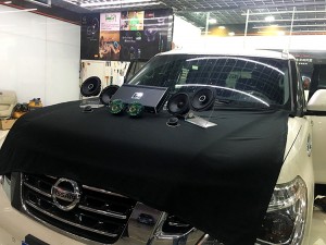 東莞汽車音響改裝店，途樂(lè)汽車音響升級(jí)德國(guó)SO，改裝大能隔音作業(yè)