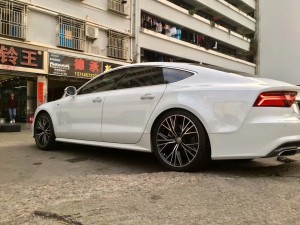 奧迪A7 ，換 原裝 鍛造 20寸 完工
