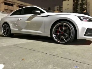 奧迪S5 換日本正品 BBS RIS 20寸 完工