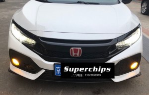 2017年本田10代思域1.5T直刷ECU升級(jí)動(dòng)力，國際改裝品牌Superchips程序