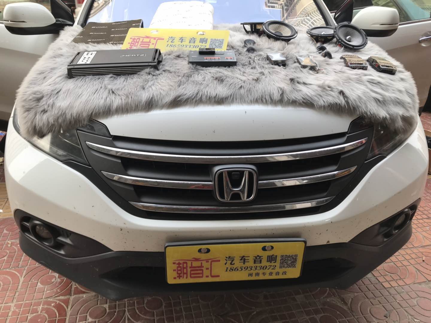 漳州潮音匯汽車音響本田CRV升級四門山水隔音降噪音響改裝FOCAL法國勁浪套裝喇叭音質(zhì)通透悅耳