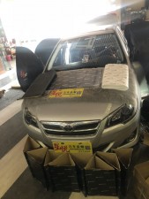 汕頭汽車隔音降噪專業(yè)施工工程豐田花冠全車山水搭配意大利STEG史泰格隔音降噪汕頭星悅汽車音響改裝