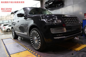 路虎攬勝22寸輪轂改裝案例 萬(wàn)噸級(jí)鍛造品質(zhì) 完全可靠