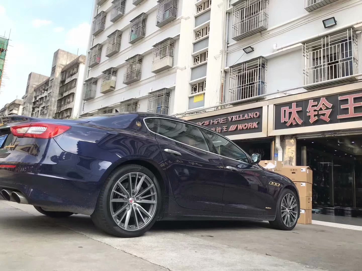 瑪莎拉蒂 換高端私人定制鍛造20寸 完工
