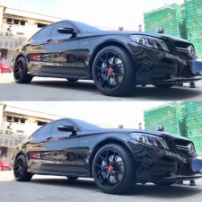 提新車 奔馳C43 換高端定制鍛造19寸