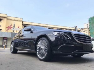 奔馳E 換高端私人定制鍛造19寸 完工！