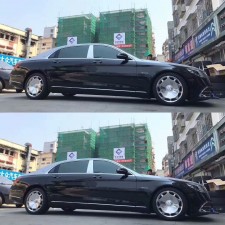 提新車 邁巴赫 換高端私人定制鍛造19寸完工