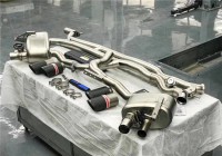 天蝎AK，保时捷帕拉梅拉panamera 971钛合金阀门排气。
