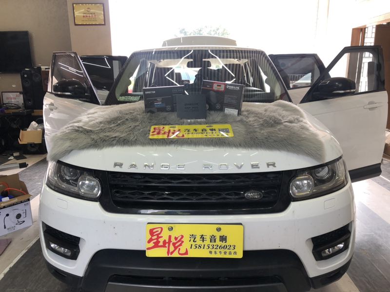 汕頭星悅汽車音響路虎攬勝再次升級德國HELIX喜力仕DSP PRO音頻處理器和控制面板錦上添花
