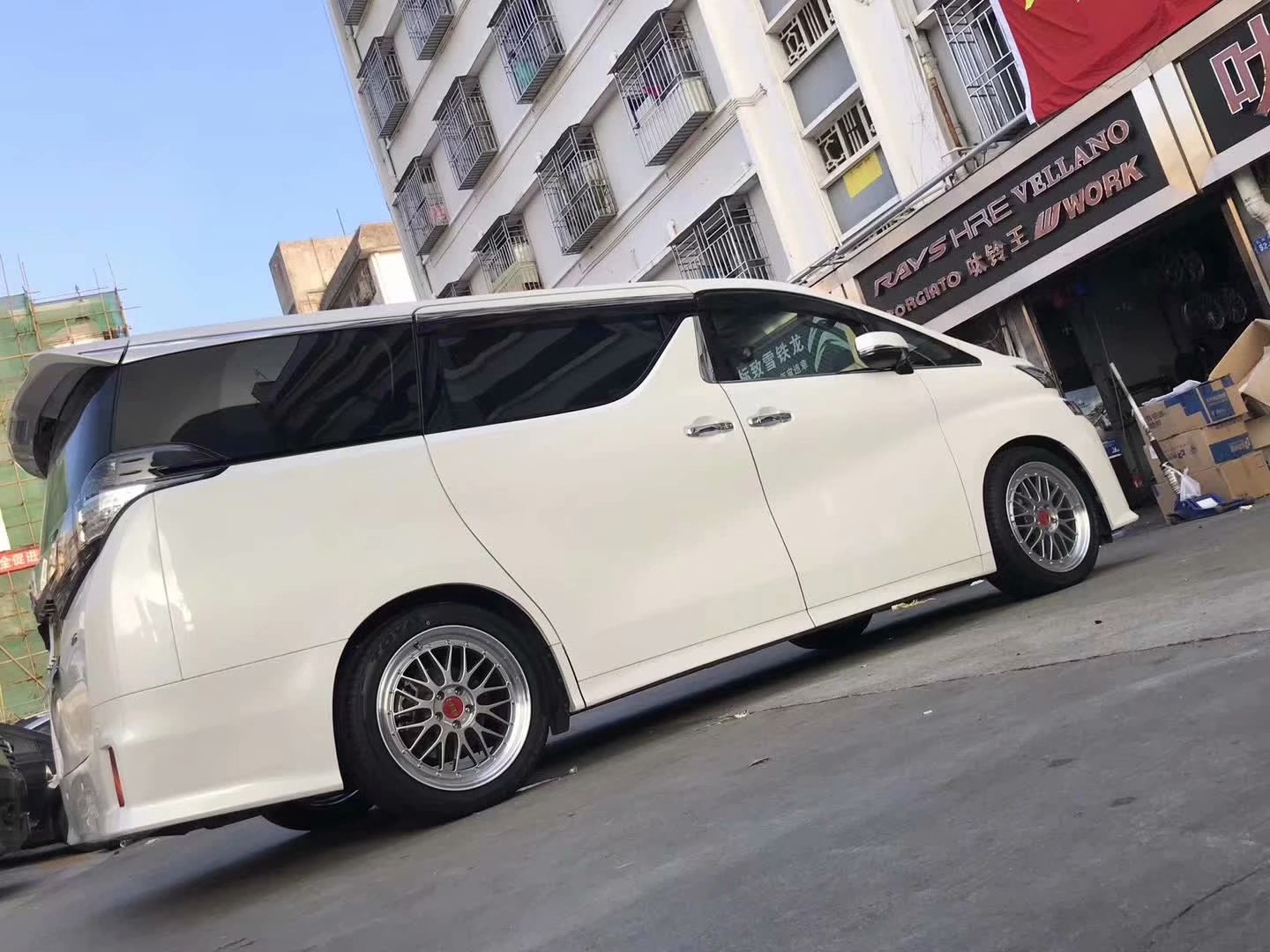 威爾法 換全新 日本  BBS LM 19寸 東洋輪胎 完工！