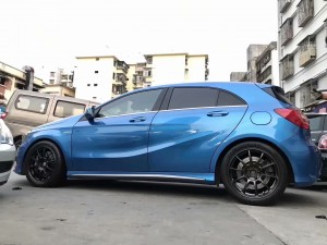 奔馳 換RAYS ZE40 18寸 完工！