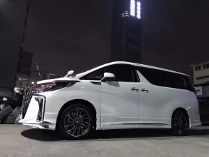 埃爾法，換 全新 RAYS 19寸完工米其林輪胎