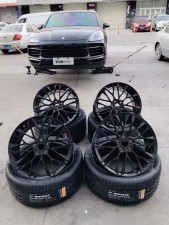 新卡宴，換私人高端定制鍛造21寸完工