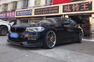 新款寶馬5系，換高端私人定制鍛造20寸 米其林完工！