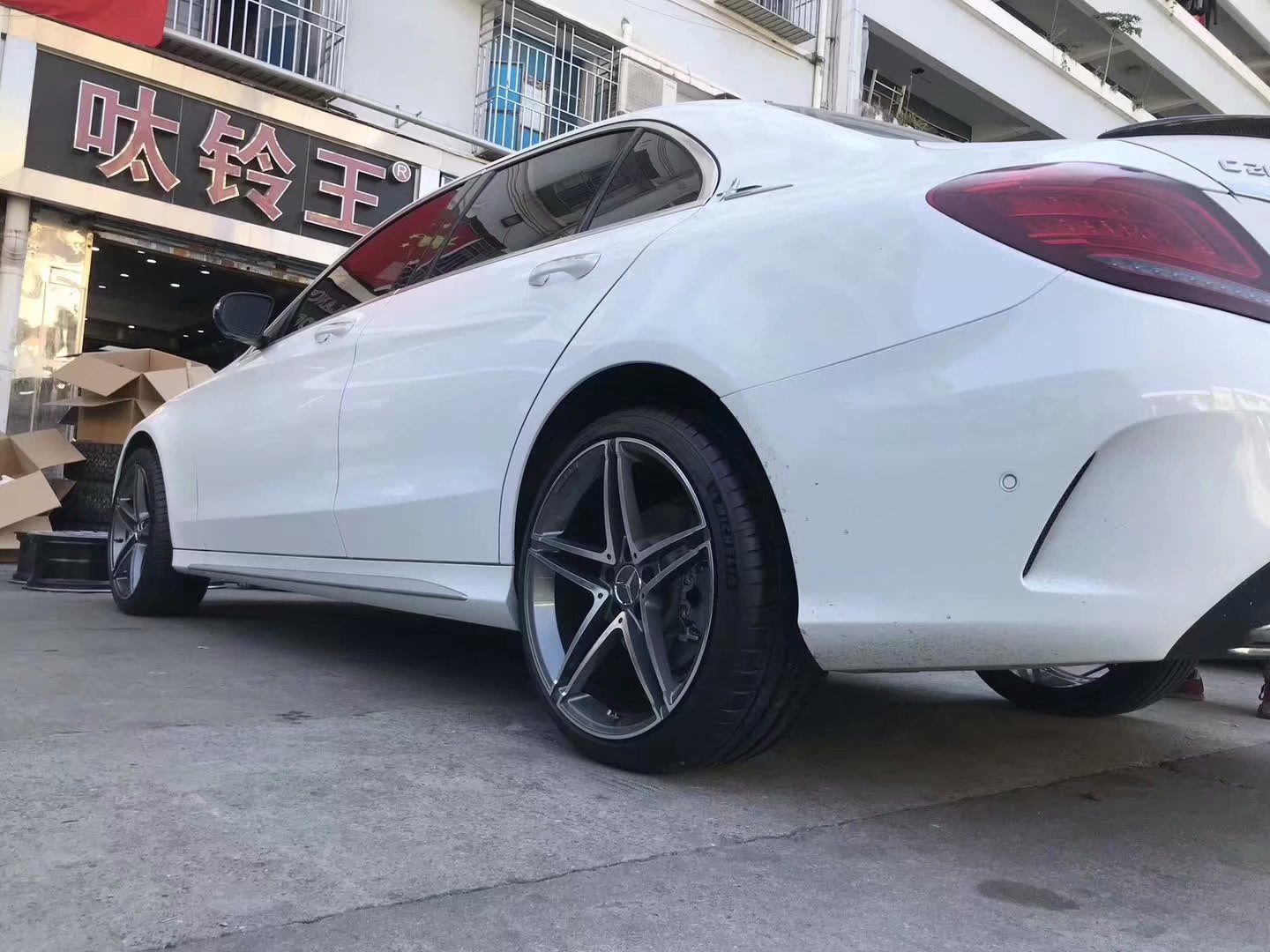 奔馳，升級(jí)507 AMG 原廠鍛造 19寸完工