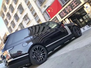 提新車！路虎，換 原廠鍛造 22寸 刀鋒  馬牌輪胎 完工！