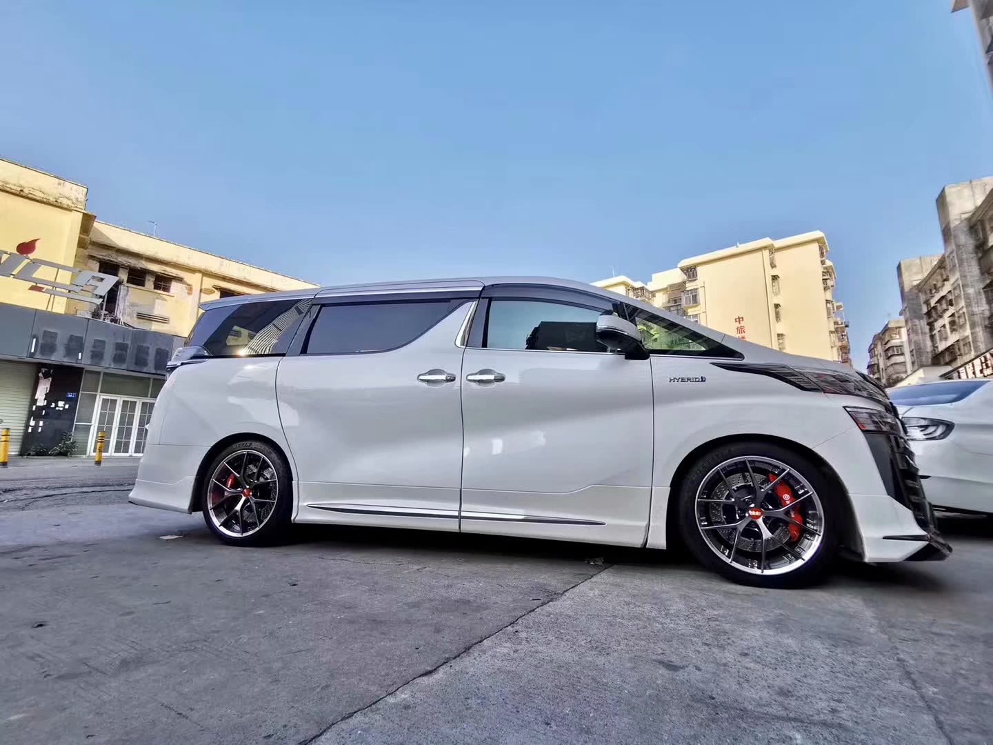 威爾法，換 日本  BBS RI-S 20寸 完工！