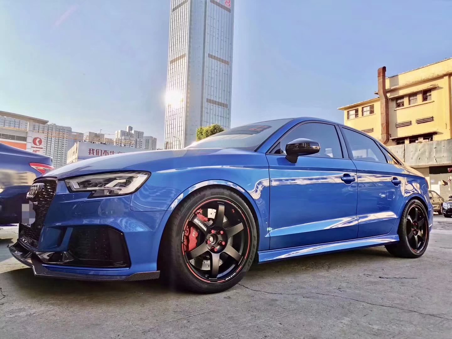 奧迪 RS3 換全新RAYS TE37 saga 限量版 18寸