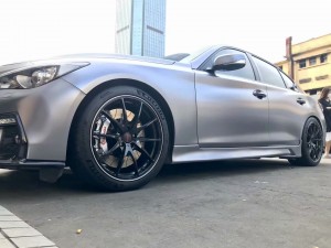 英菲尼迪，換 RAYS G25  米其林 PS4 S 完工！