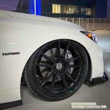 成都銳捷輪轂鄧鄧 英菲尼迪定制20寸HRE款鍛造輪轂案例